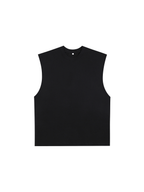 Raw Edge Cotton Tank Top
