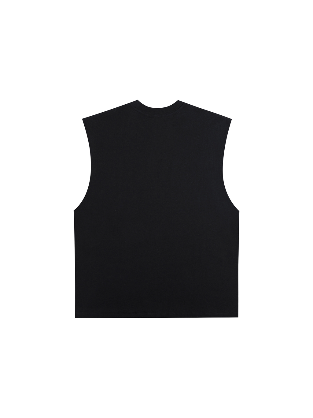 Raw Edge Cotton Tank Top