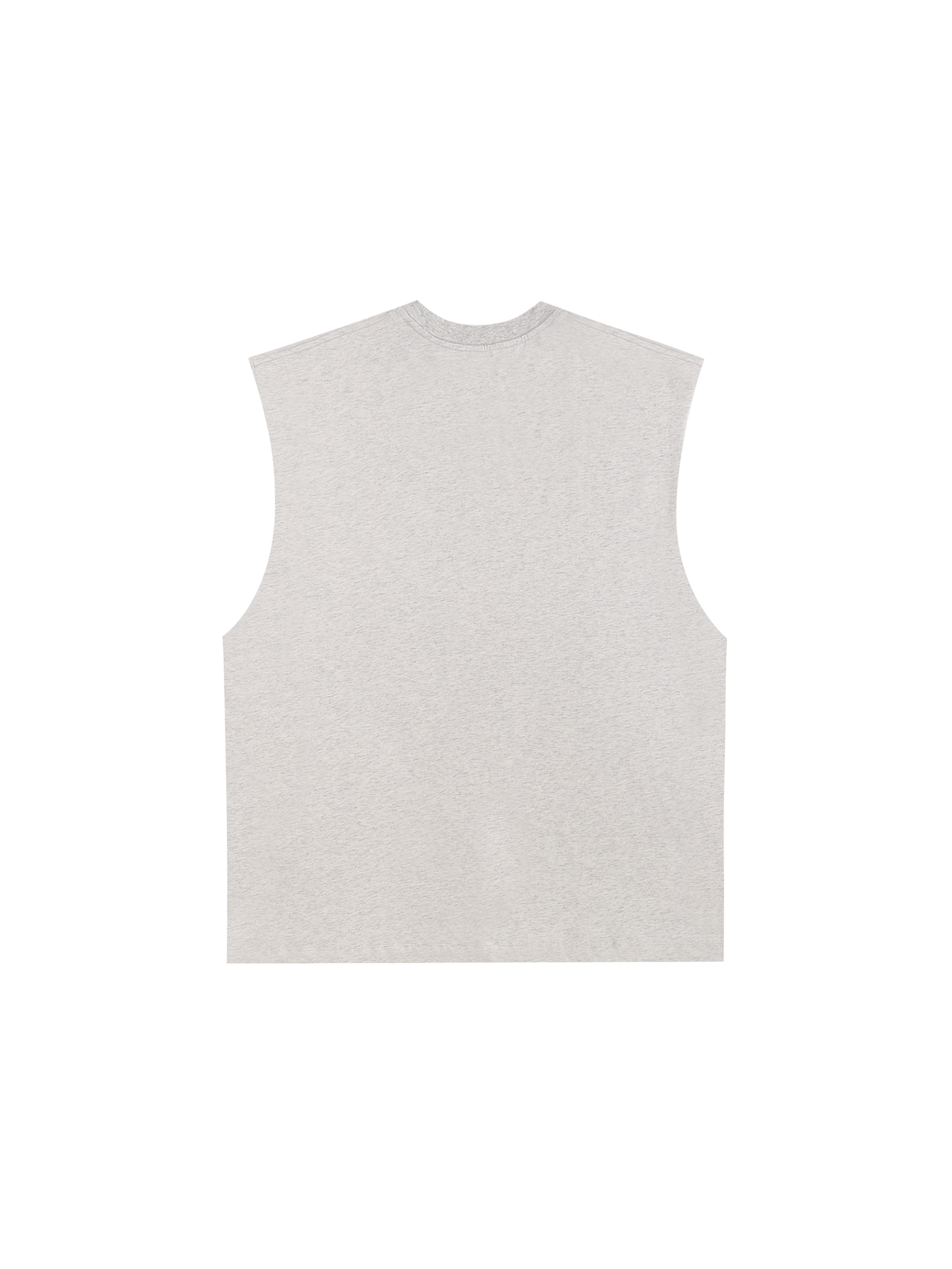 Raw Edge Cotton Tank Top