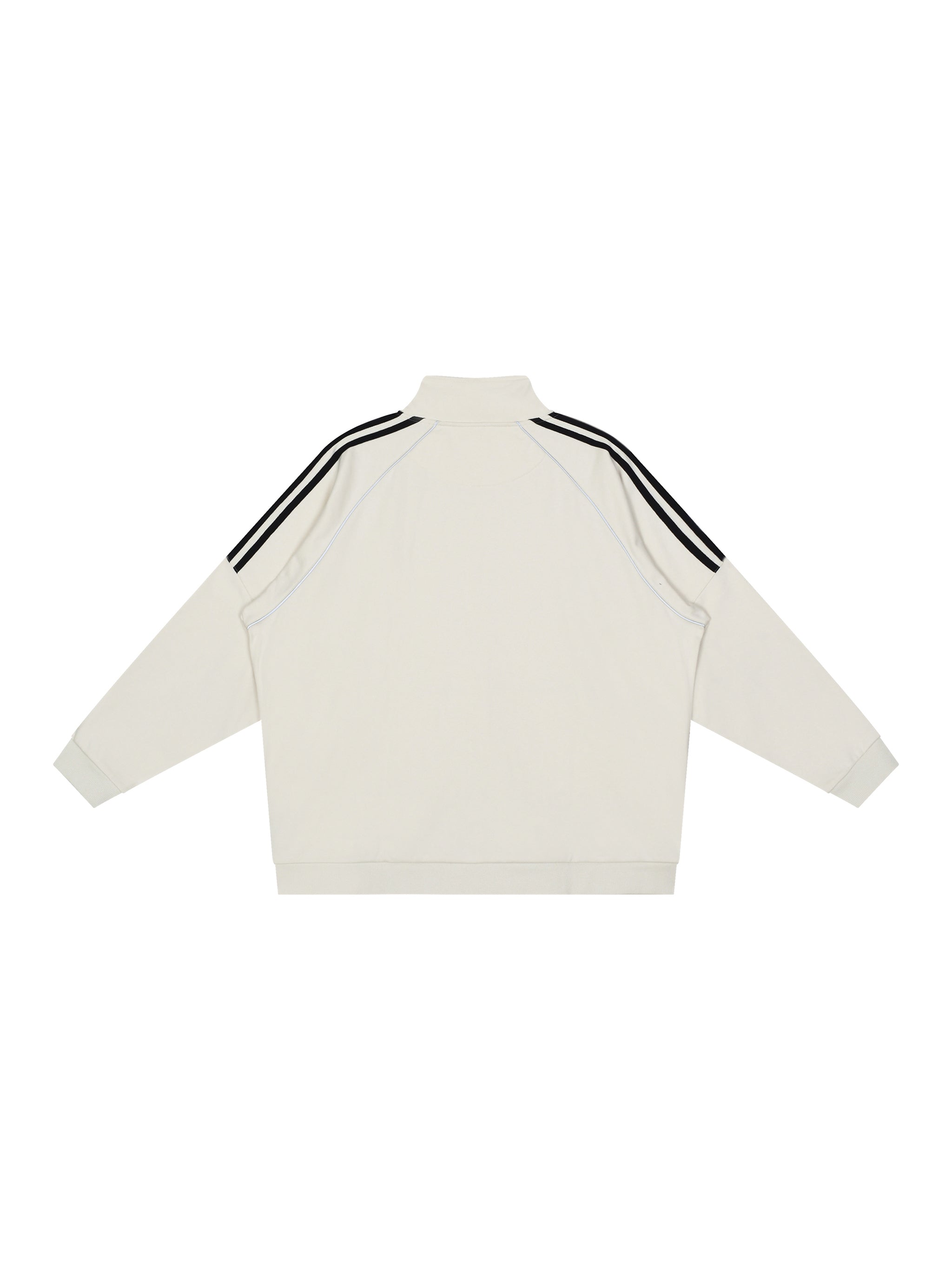 Reflection Striped Raglan Sleeve  Jacket