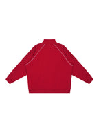 Reflection Striped Raglan Sleeve  Jacket