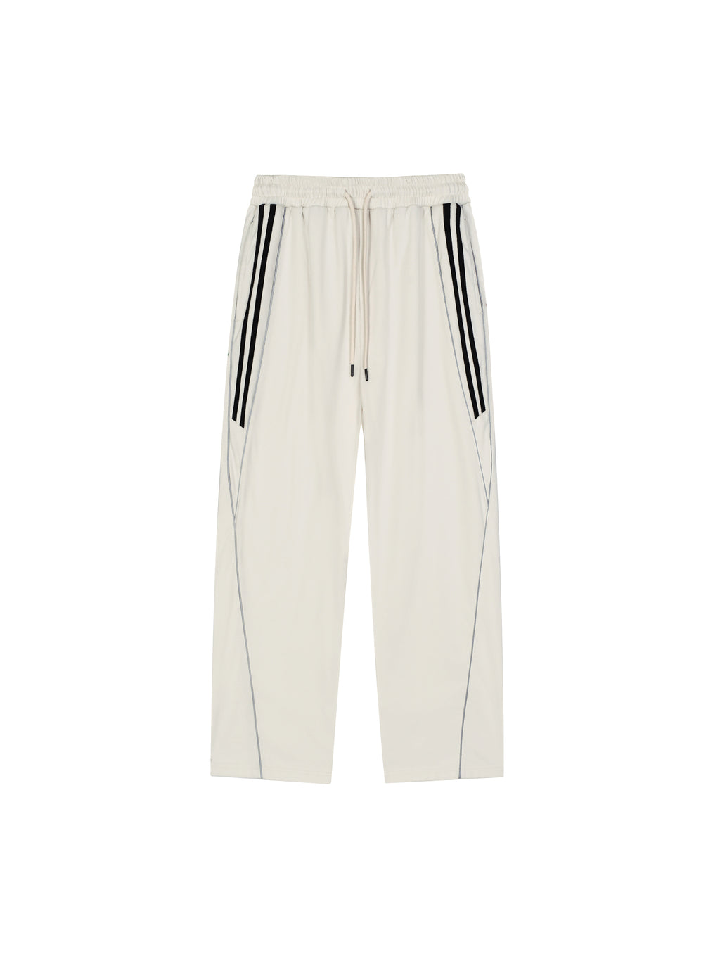 Reflection Striped Straight-Leg Sweatpants