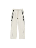 Reflection Striped Straight-Leg Sweatpants
