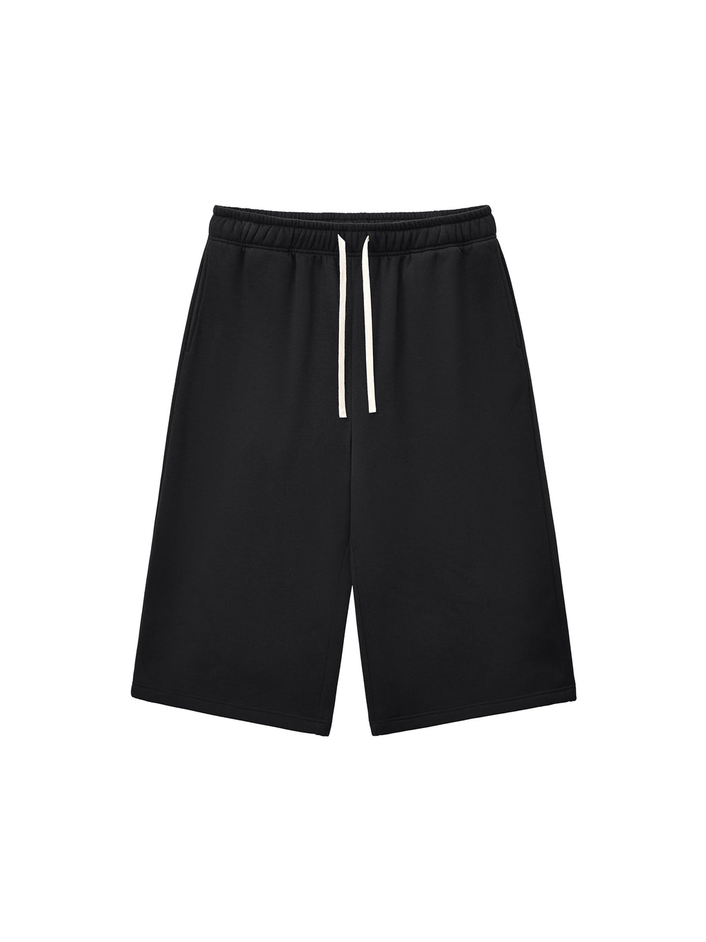 Relaxed Drawstring Three-quarter Sweatpants