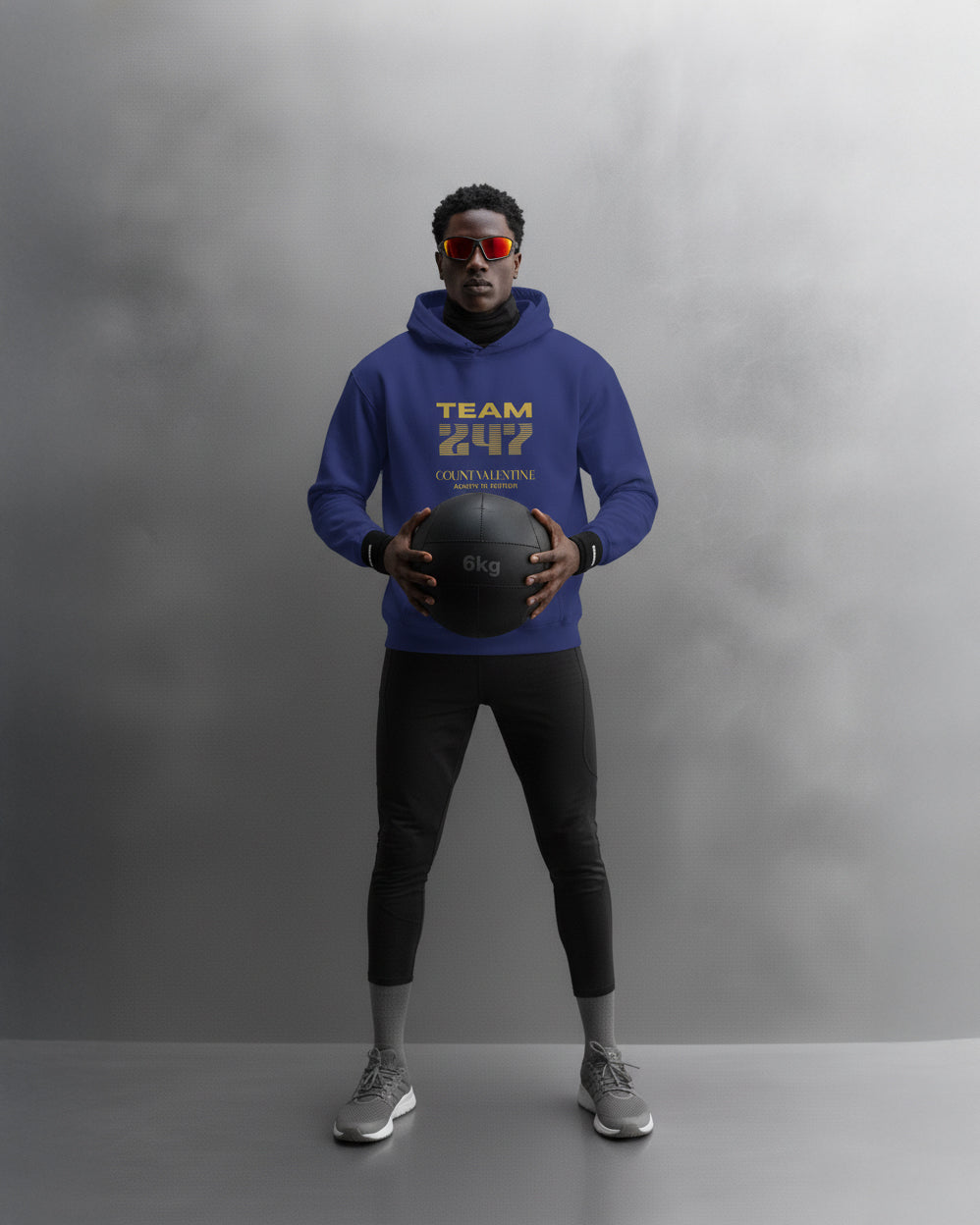 TEAM 247 ROYAL BLUE PERFORMANCE HOODIE