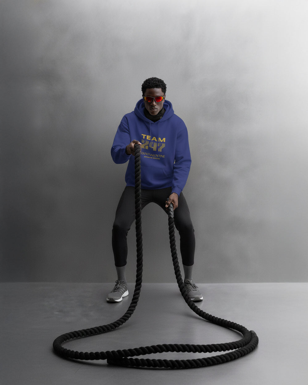 TEAM 247 ROYAL BLUE PERFORMANCE HOODIE