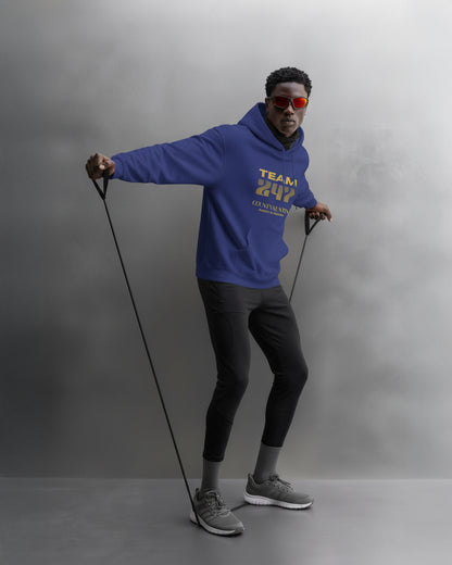 TEAM 247 ROYAL BLUE PERFORMANCE HOODIE