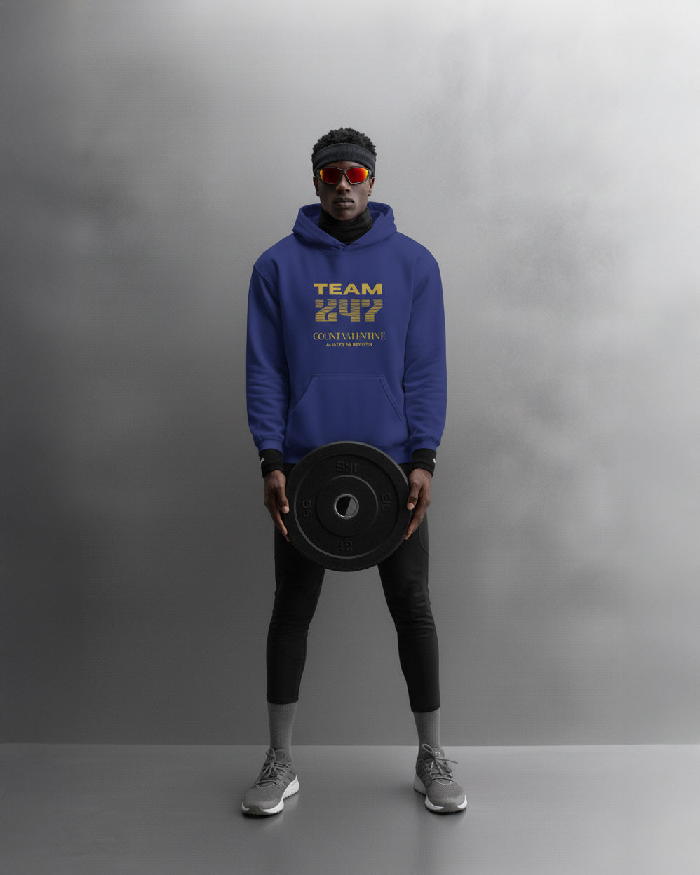 TEAM 247 ROYAL BLUE PERFORMANCE HOODIE