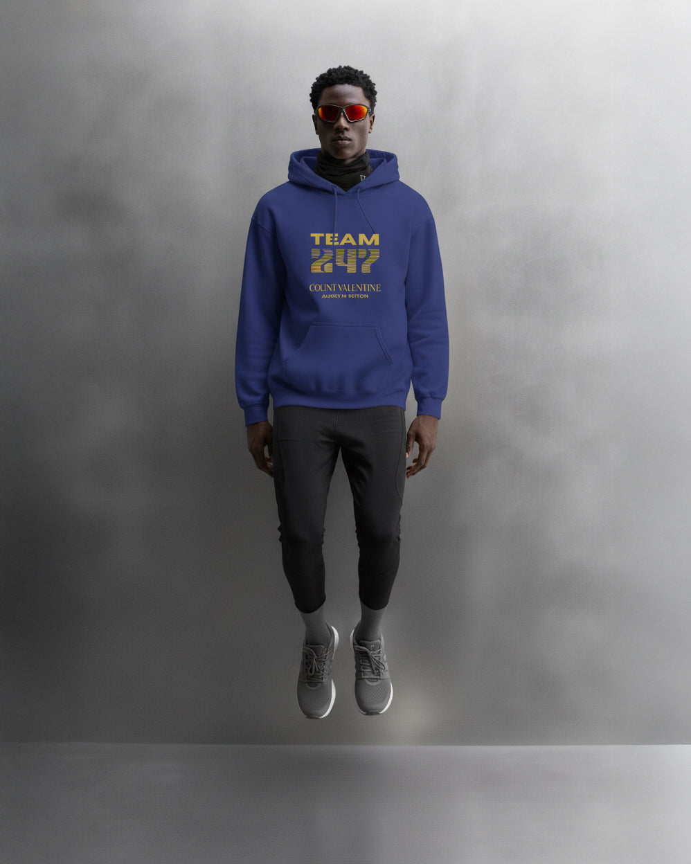 TEAM 247 ROYAL BLUE PERFORMANCE HOODIE