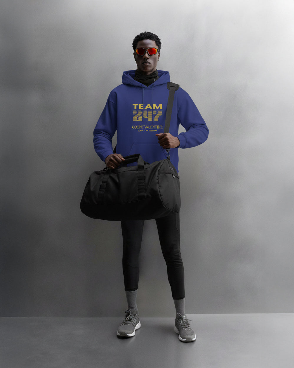 TEAM 247 ROYAL BLUE PERFORMANCE HOODIE