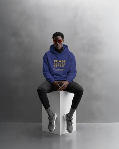 TEAM 247 ROYAL BLUE PERFORMANCE HOODIE