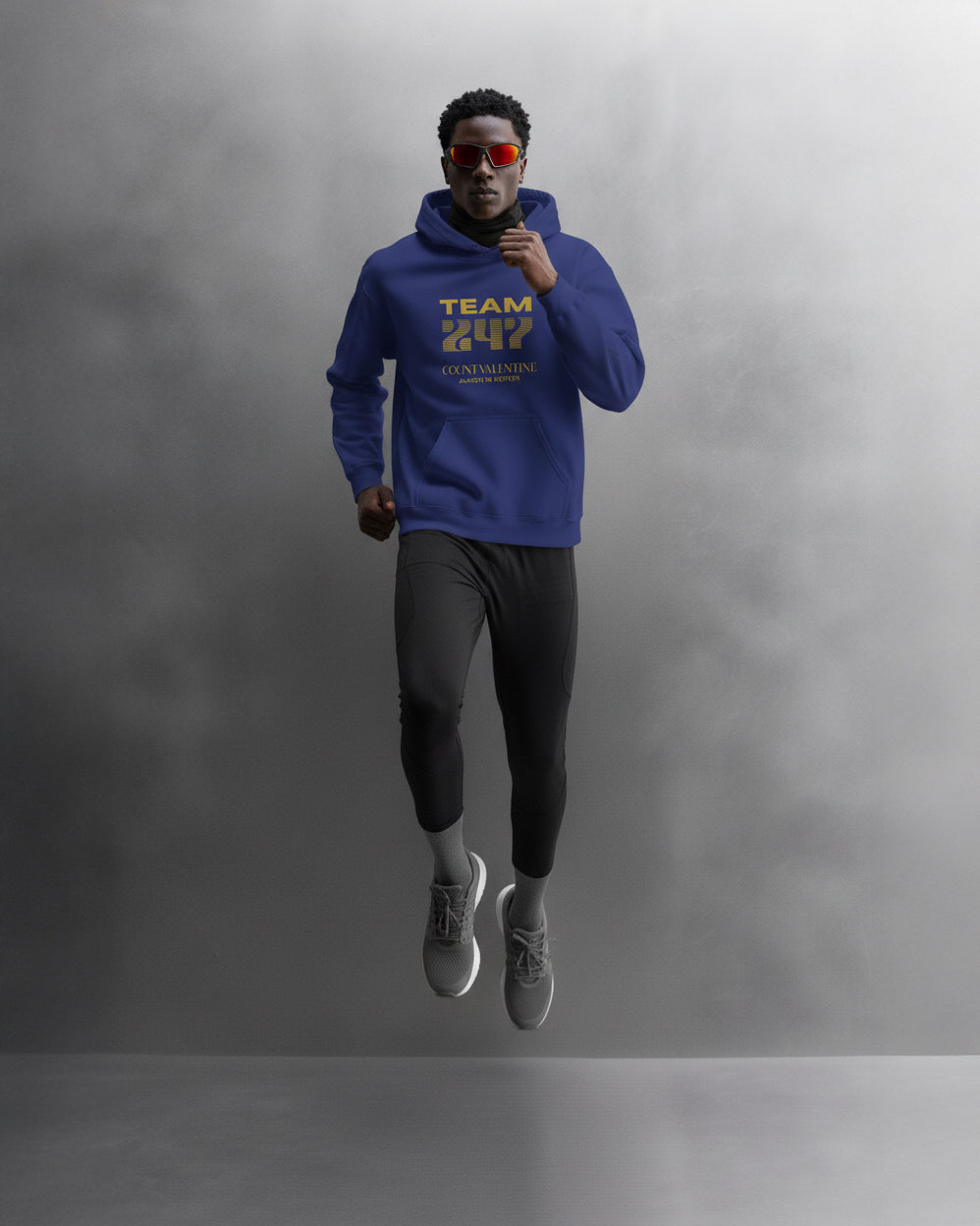 TEAM 247 ROYAL BLUE PERFORMANCE HOODIE