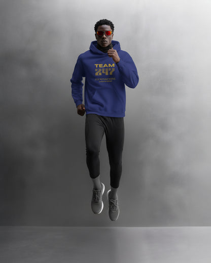 TEAM 247 ROYAL BLUE PERFORMANCE HOODIE