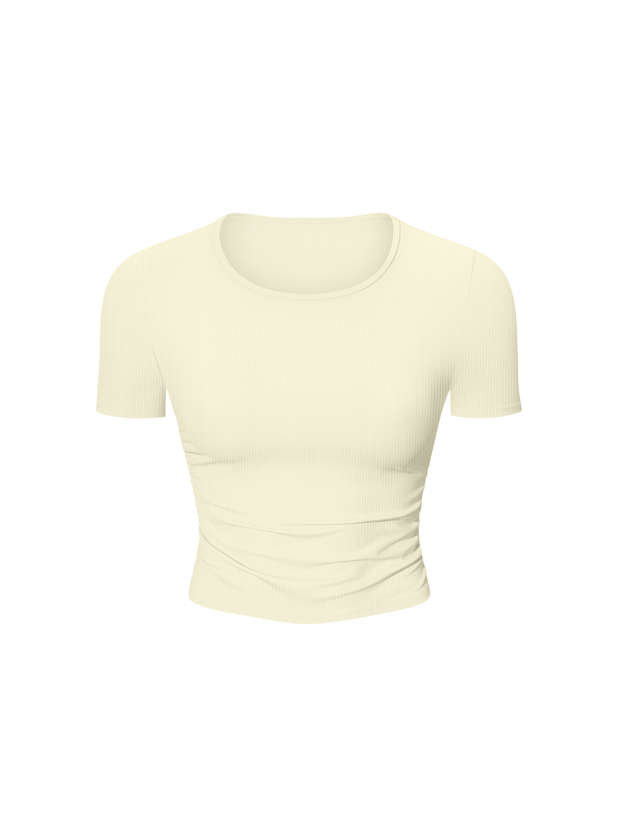 Ruched Bodycon Crop Top