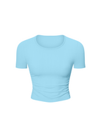 Ruched Bodycon Crop Top