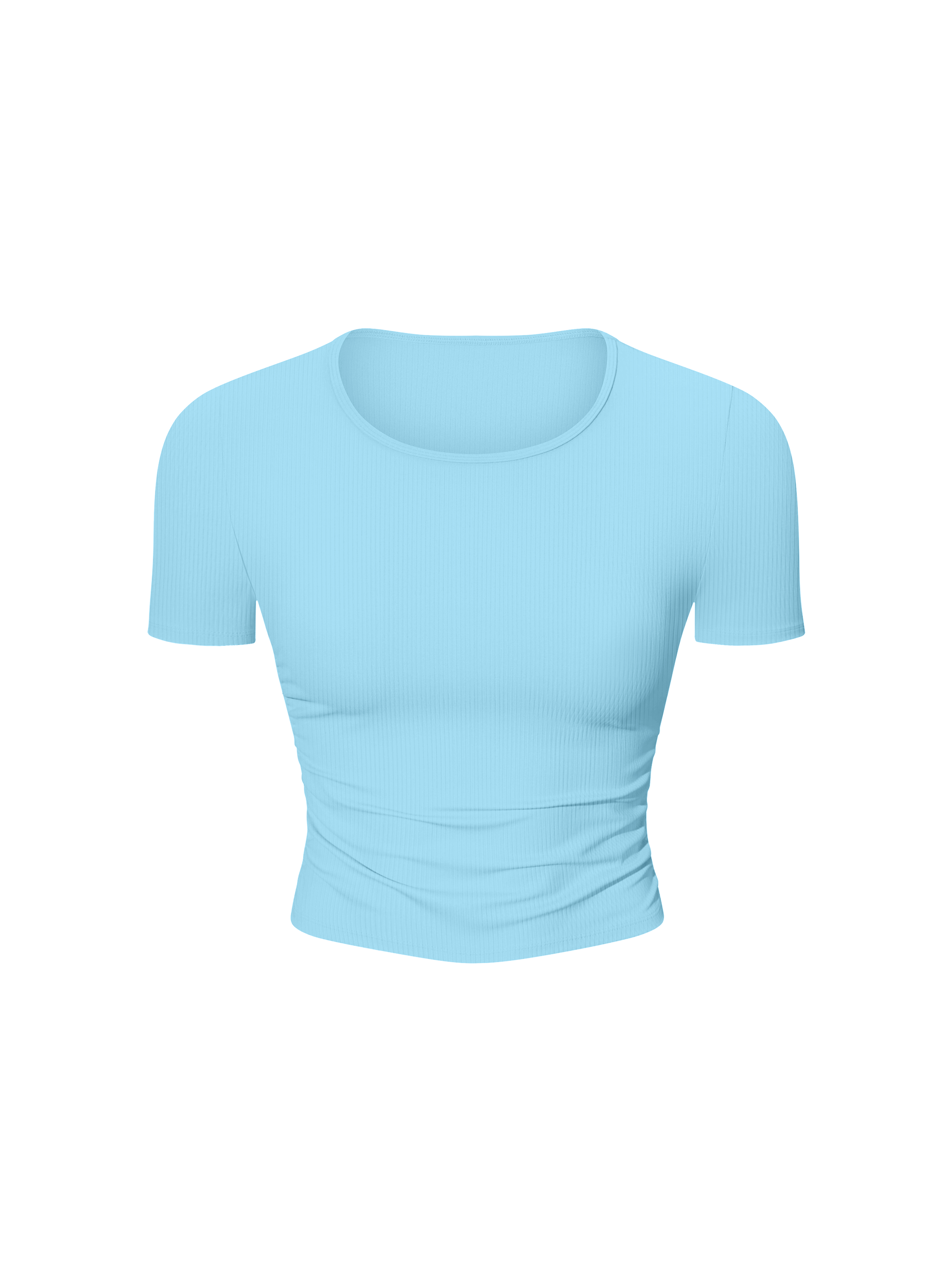 Ruched Bodycon Crop Top