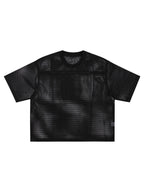 See-through Boxy Net T-Shirt-M