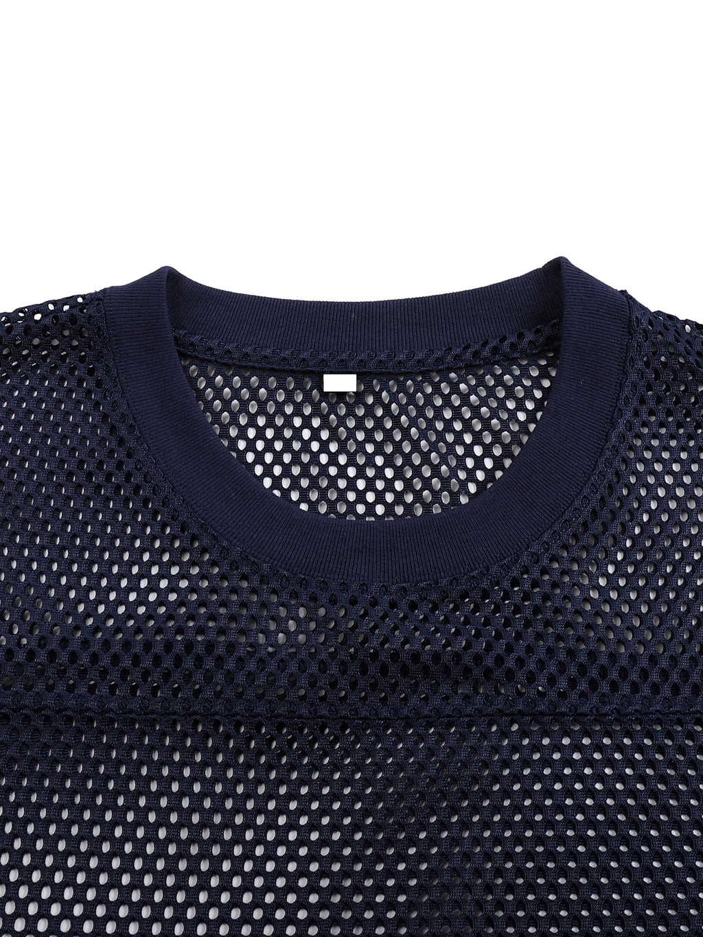 See-through Boxy Net T-Shirt-M