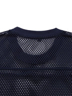 See-through Boxy Net T-Shirt-M