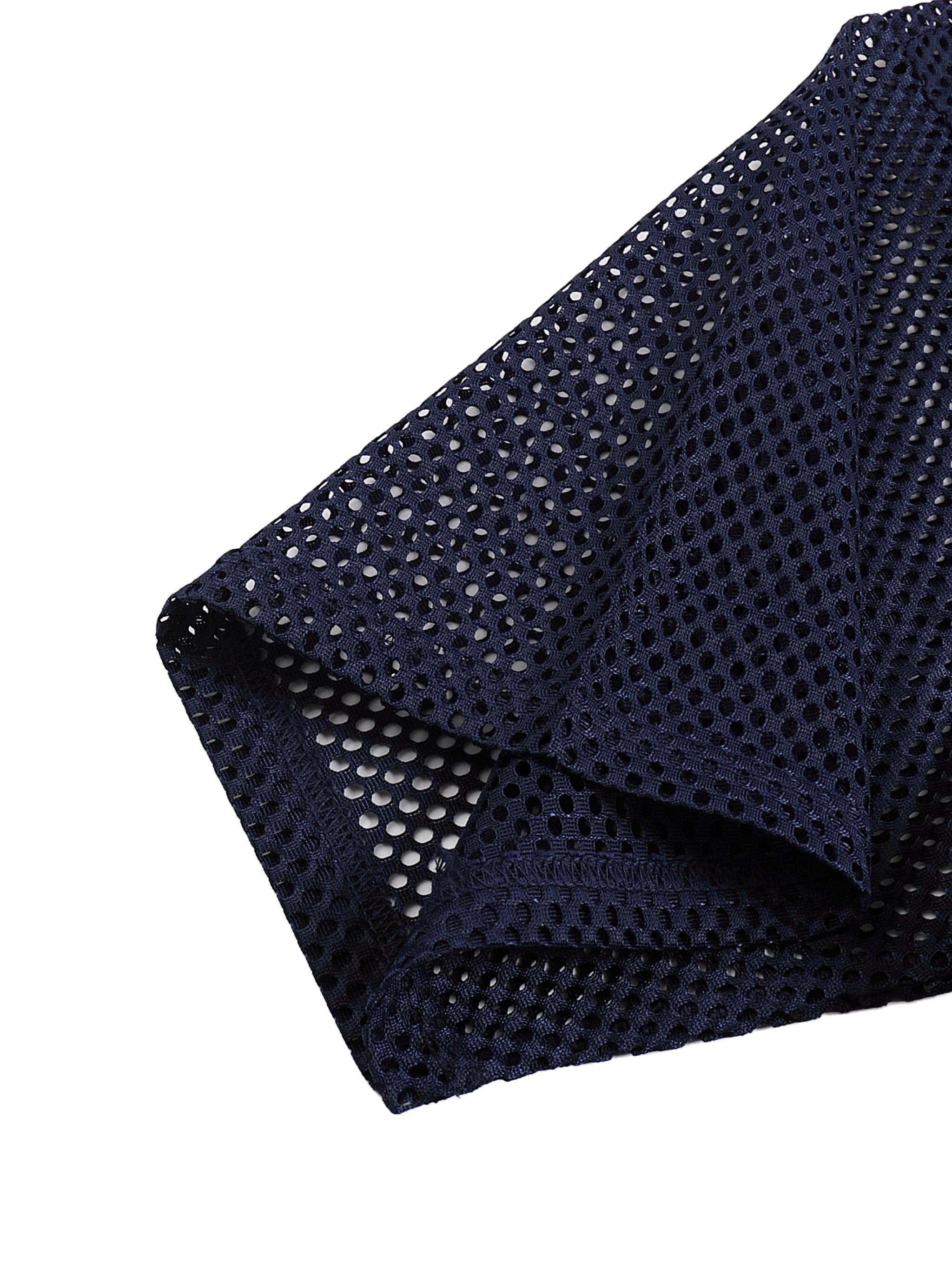 See-through Boxy Net T-Shirt-M