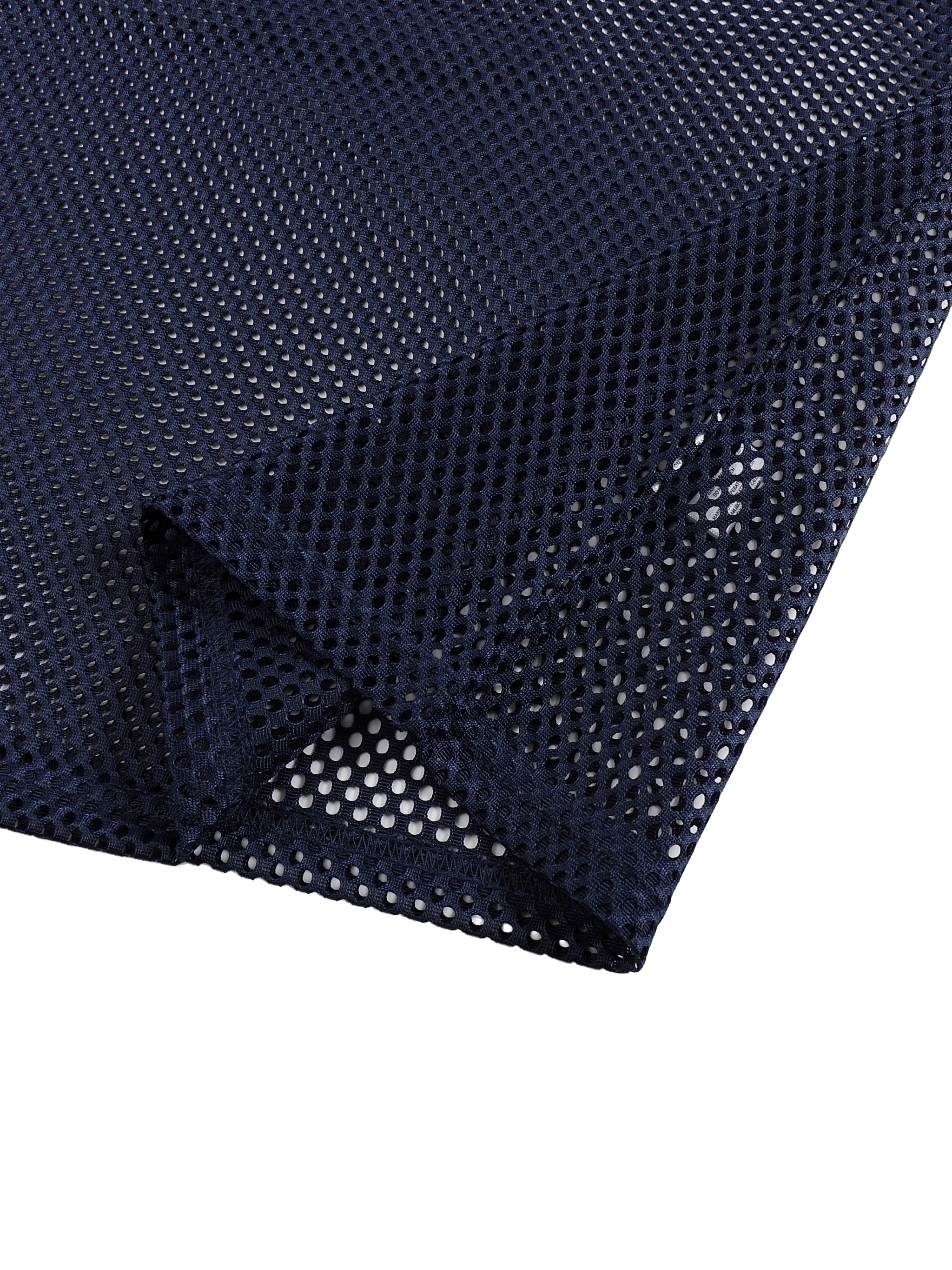 See-through Boxy Net T-Shirt-M