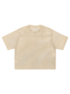 See-through Boxy Net T-Shirt-W