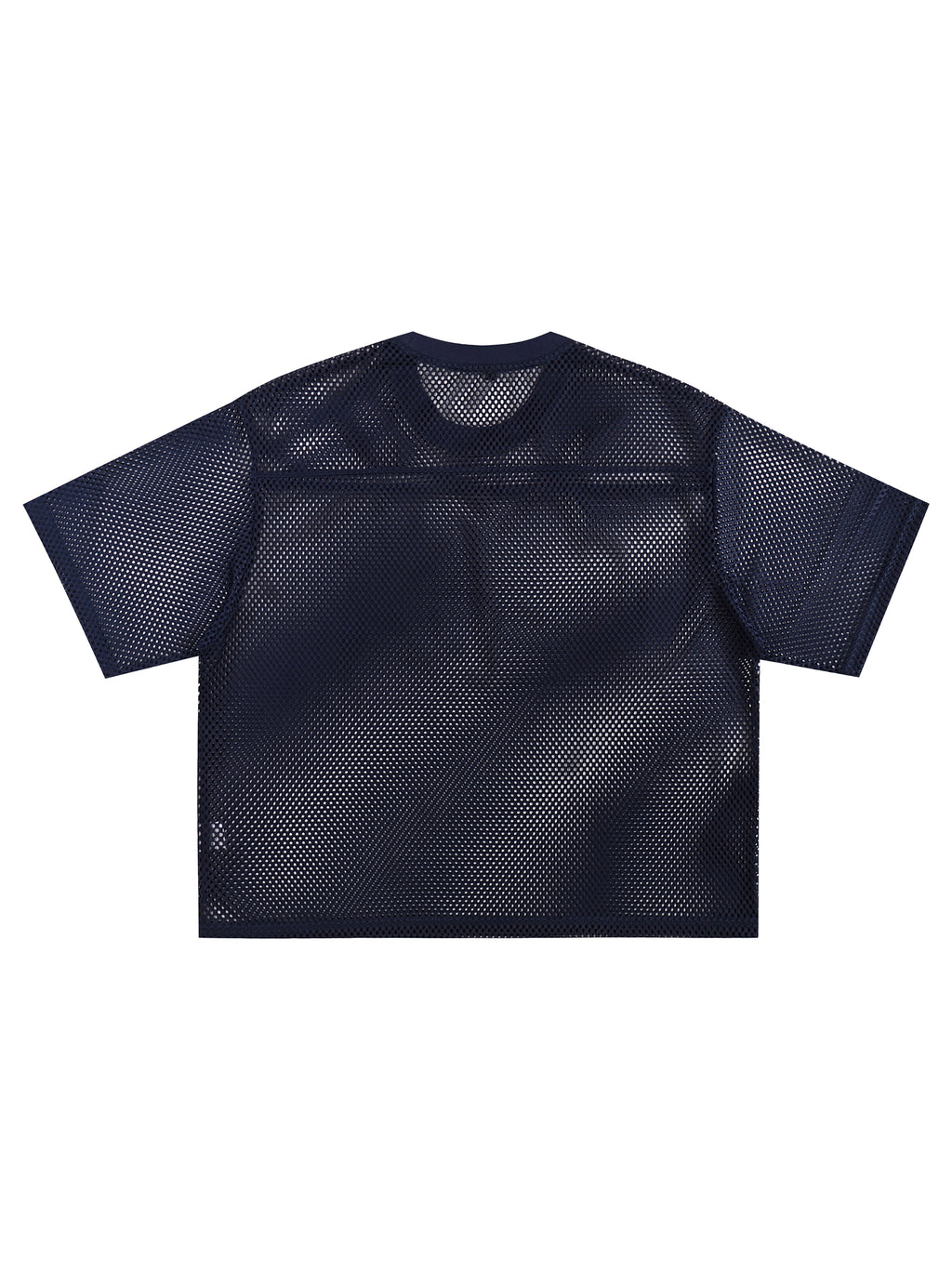 See-through Boxy Net T-Shirt-M
