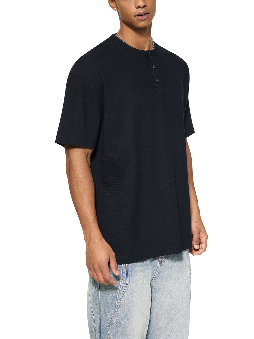 Short Sleeve Henley Shirt