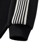 Side Stripe Drop-Shoulder Hoodie