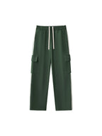 Side Stripe Straight-Leg Pants