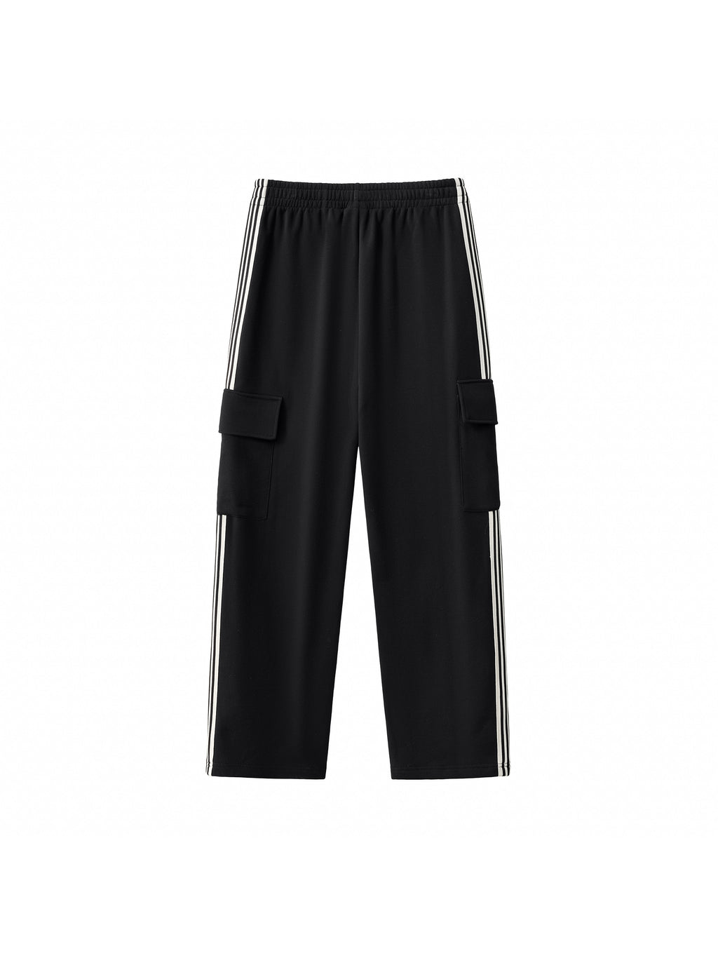 Side Stripe Straight-Leg Pants