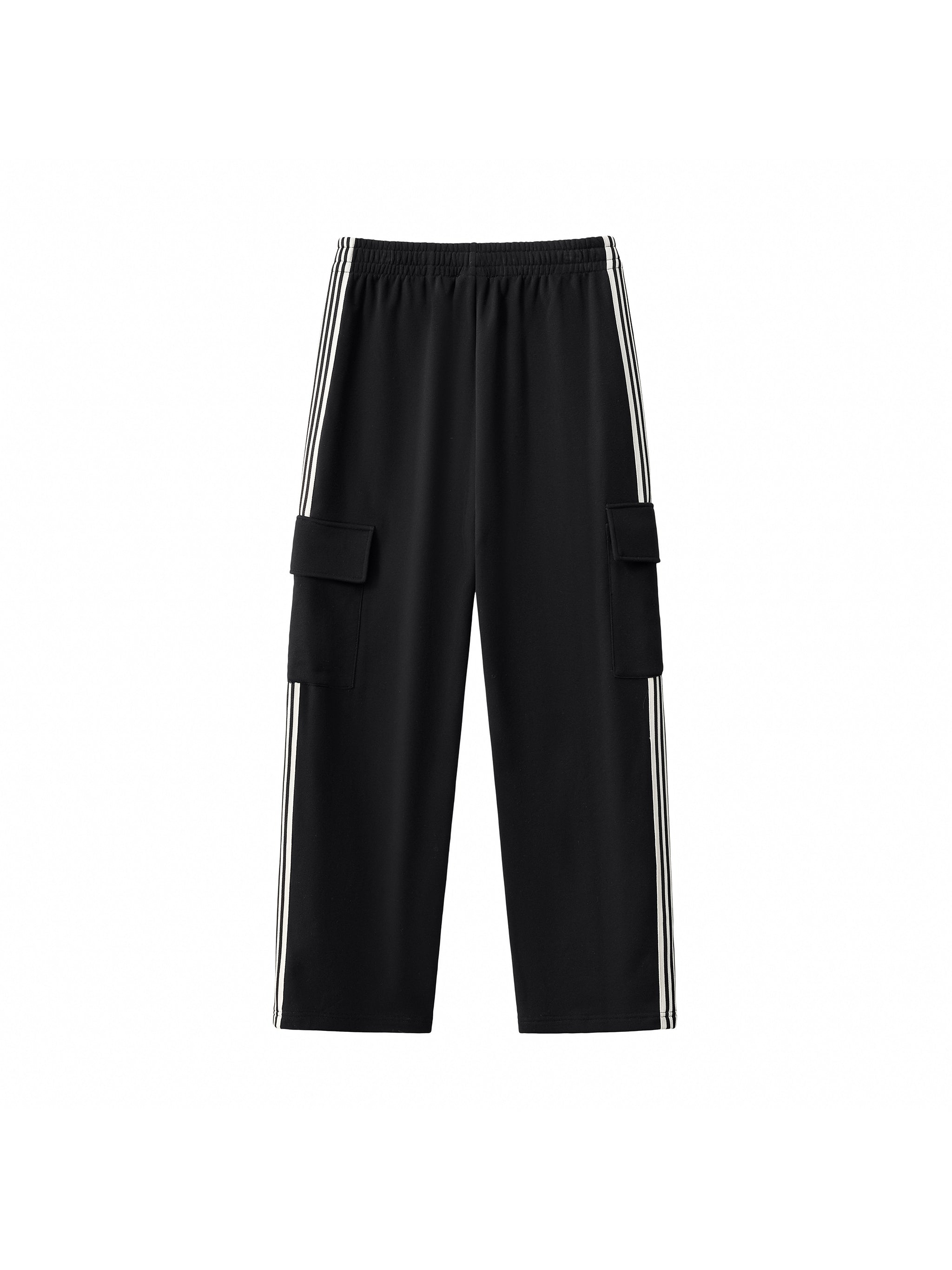 Side Stripe Straight-Leg Pants