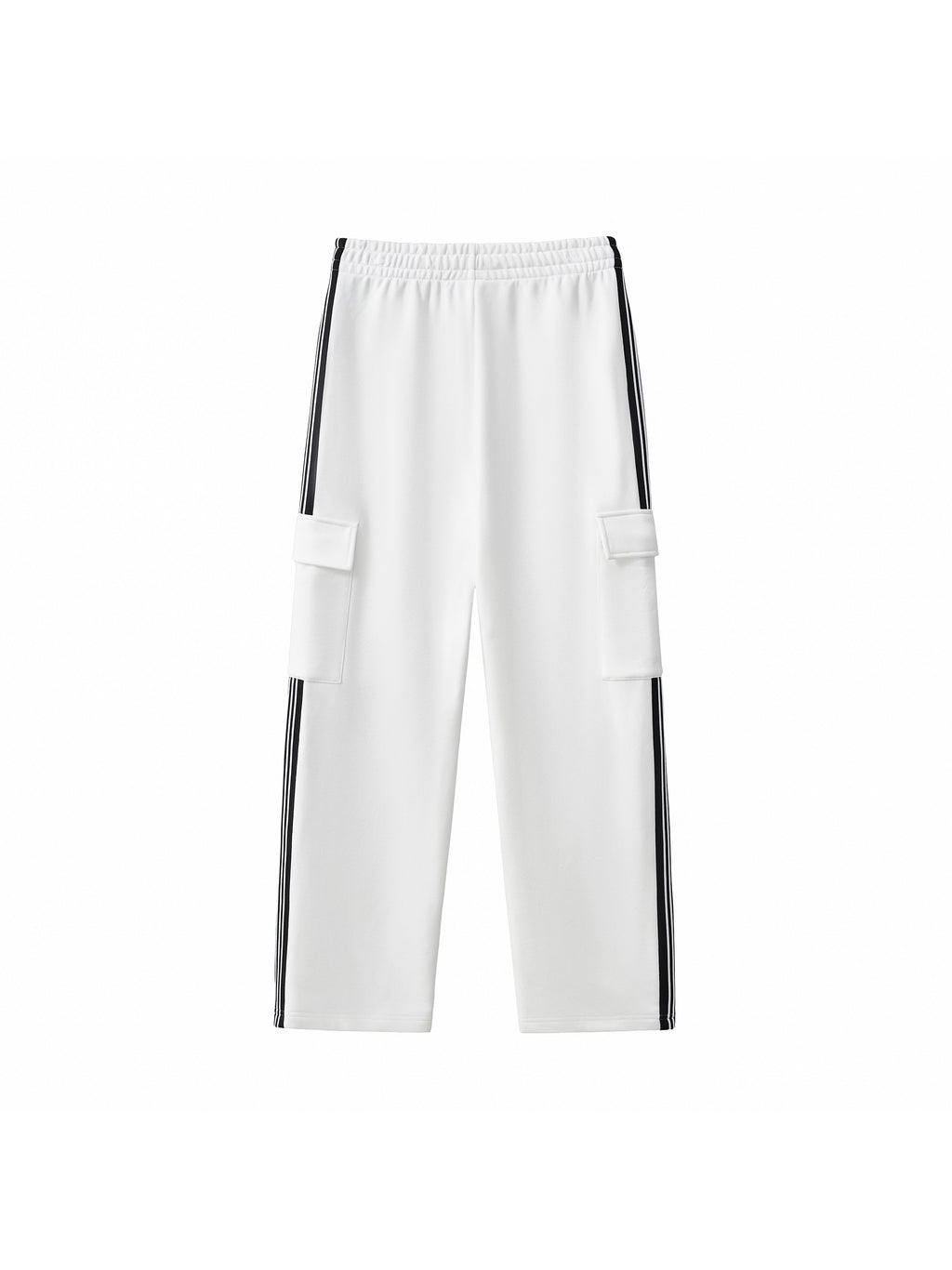 Side Stripe Straight-Leg Pants
