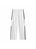 Side Stripe Straight-Leg Pants