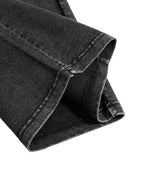 Snow Wash Drawstring Cotton Pants