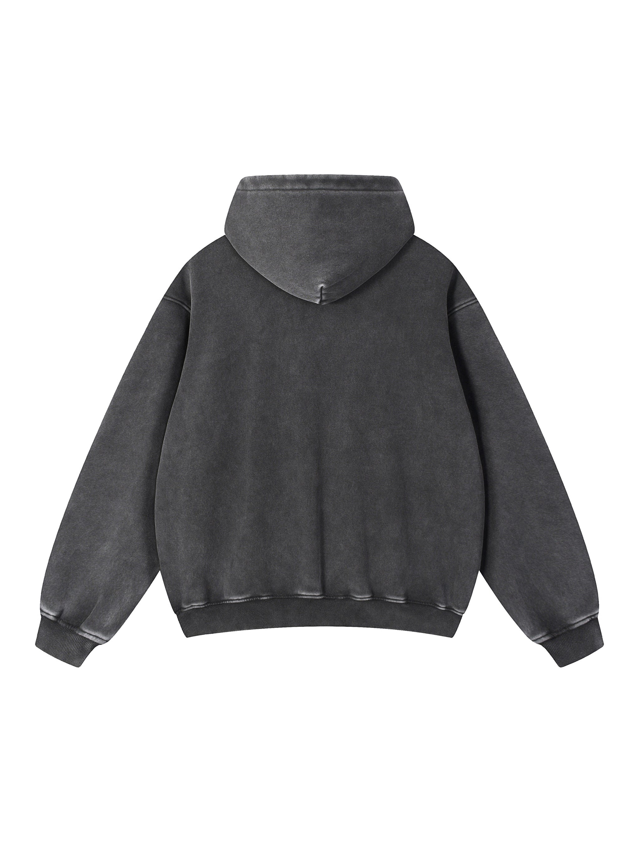 Snow Wash Fleece Oversize Hoodie
