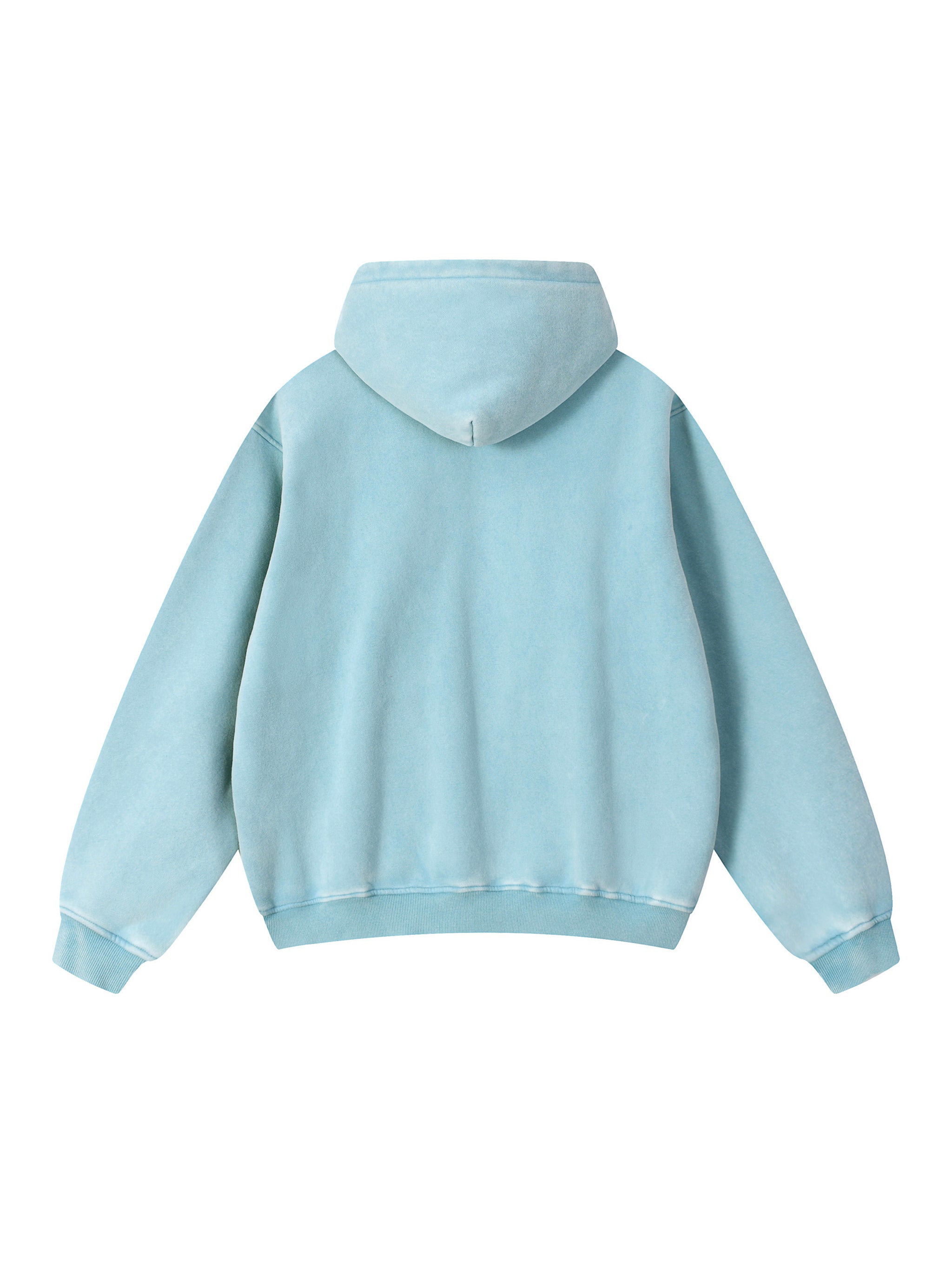 Snow Wash Fleece Oversize Hoodie