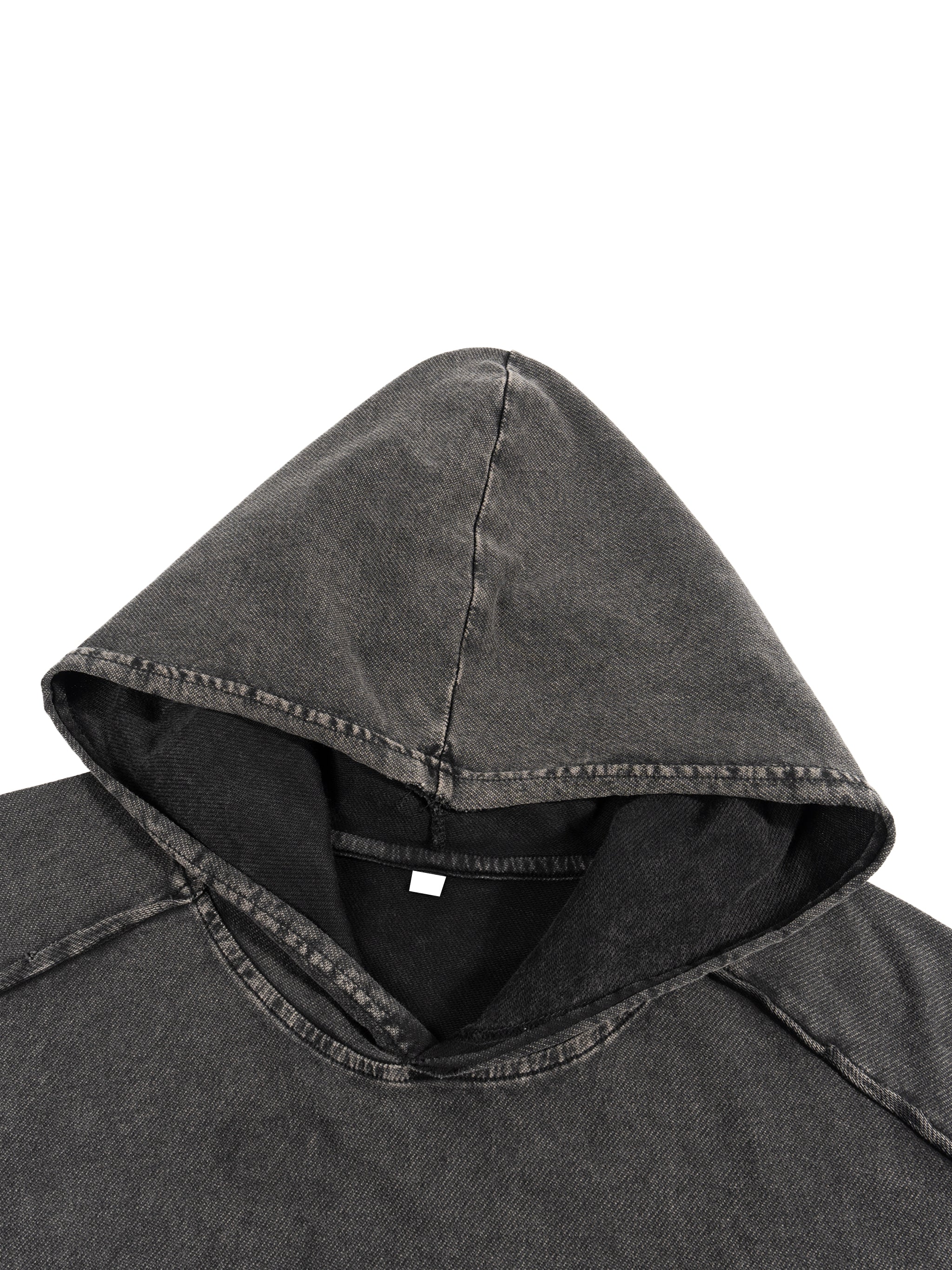 Snow Washed Boxy Hooded Tank Top