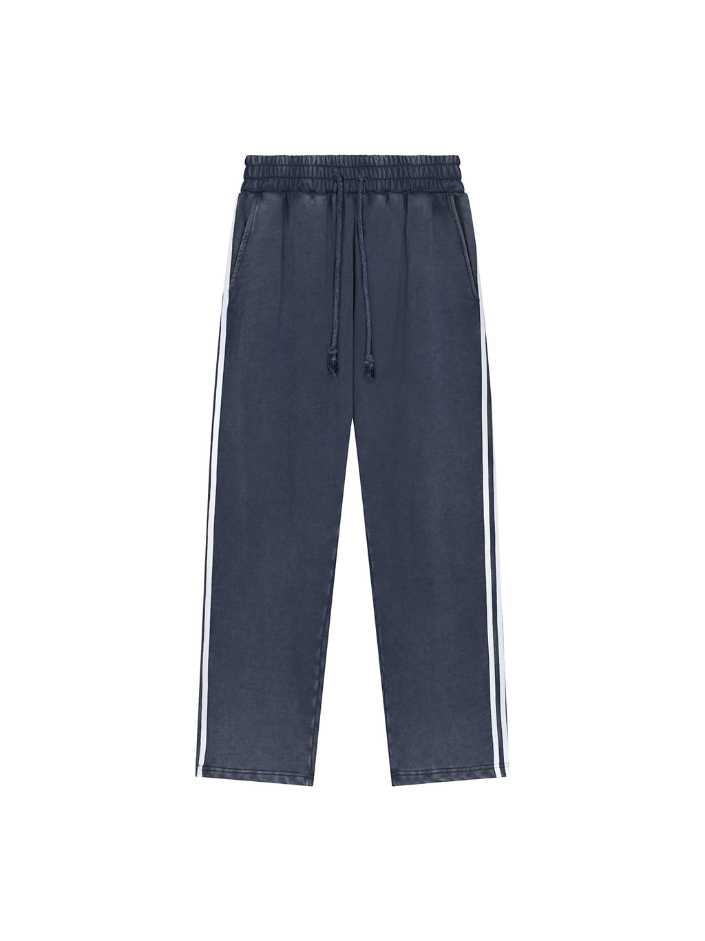Snow Washed Contrast Tape Sweatpants