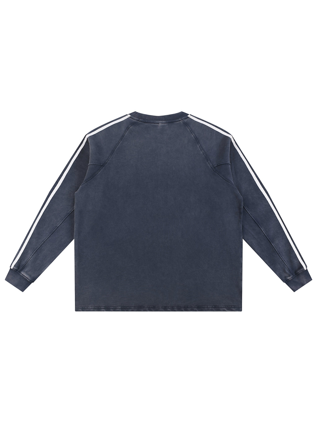 Snow Washed Contrast Tape Sweatshirt