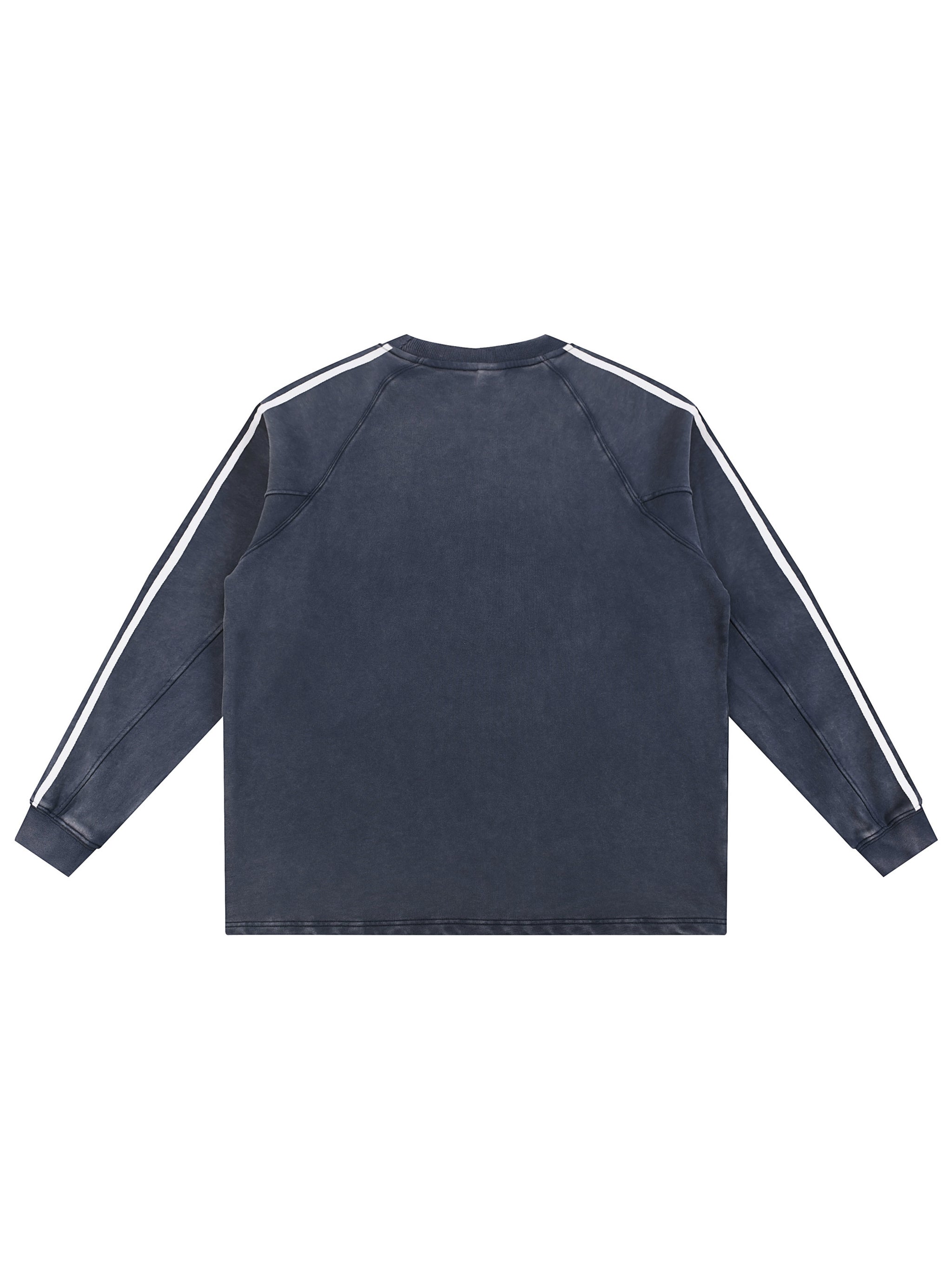 Snow Washed Contrast Tape Sweatshirt