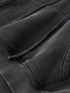 Snow Washed Cropped Hoodie