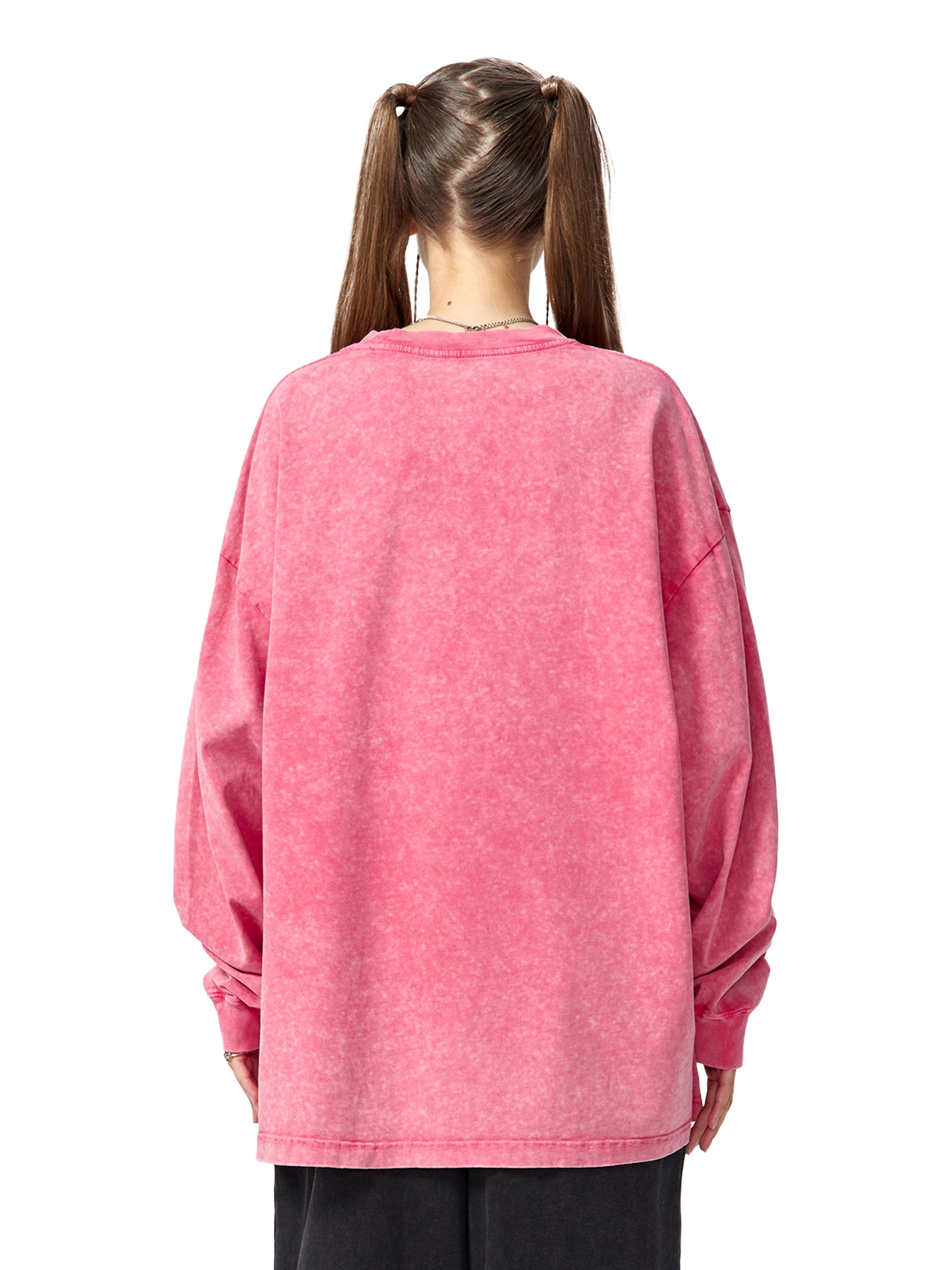 Snow Washed Frayed Edge T-Shirt Women