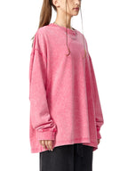 Snow Washed Frayed Edge T-Shirt Women
