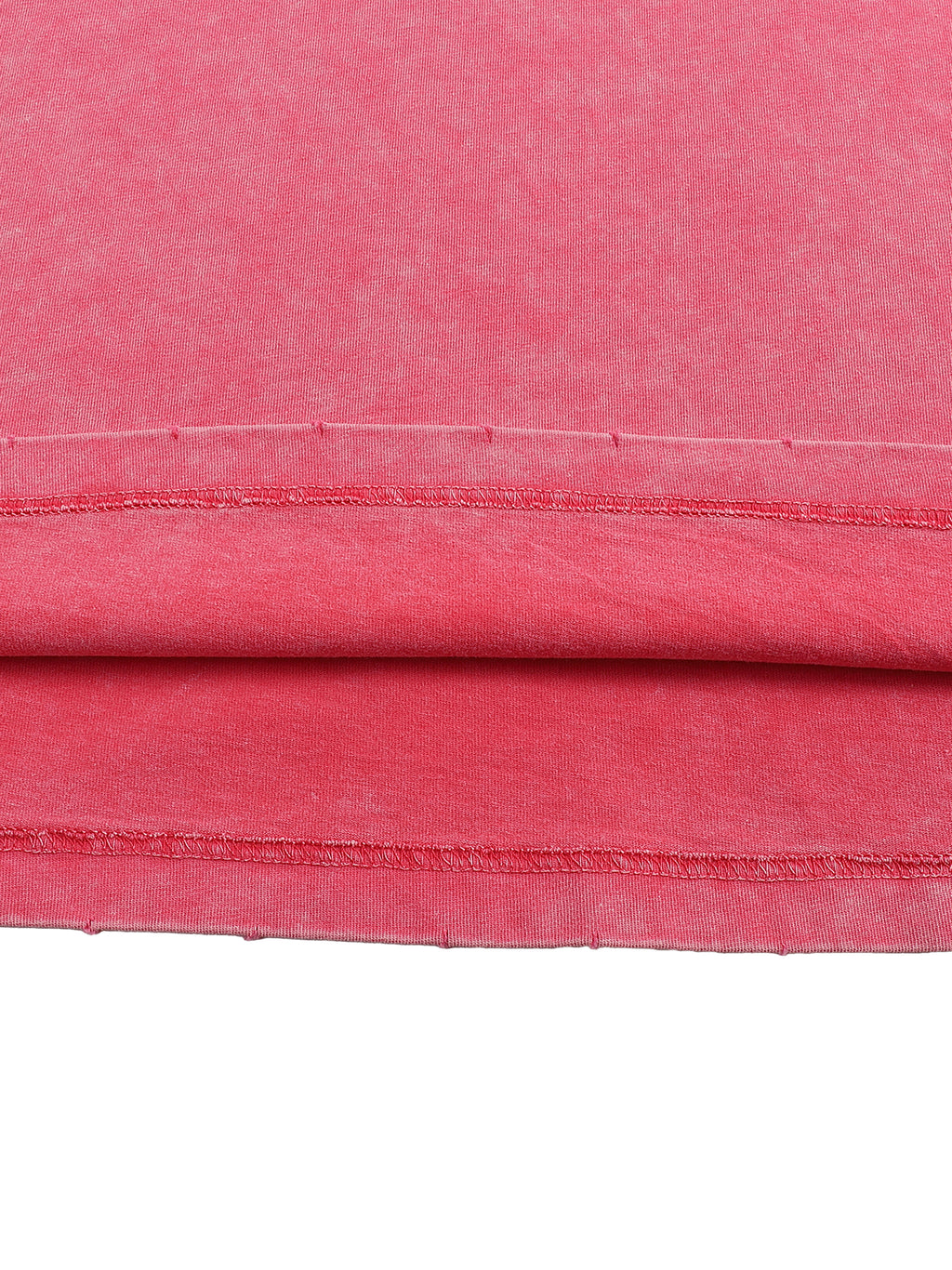 Snow Washed Frayed Edge T-Shirt Men