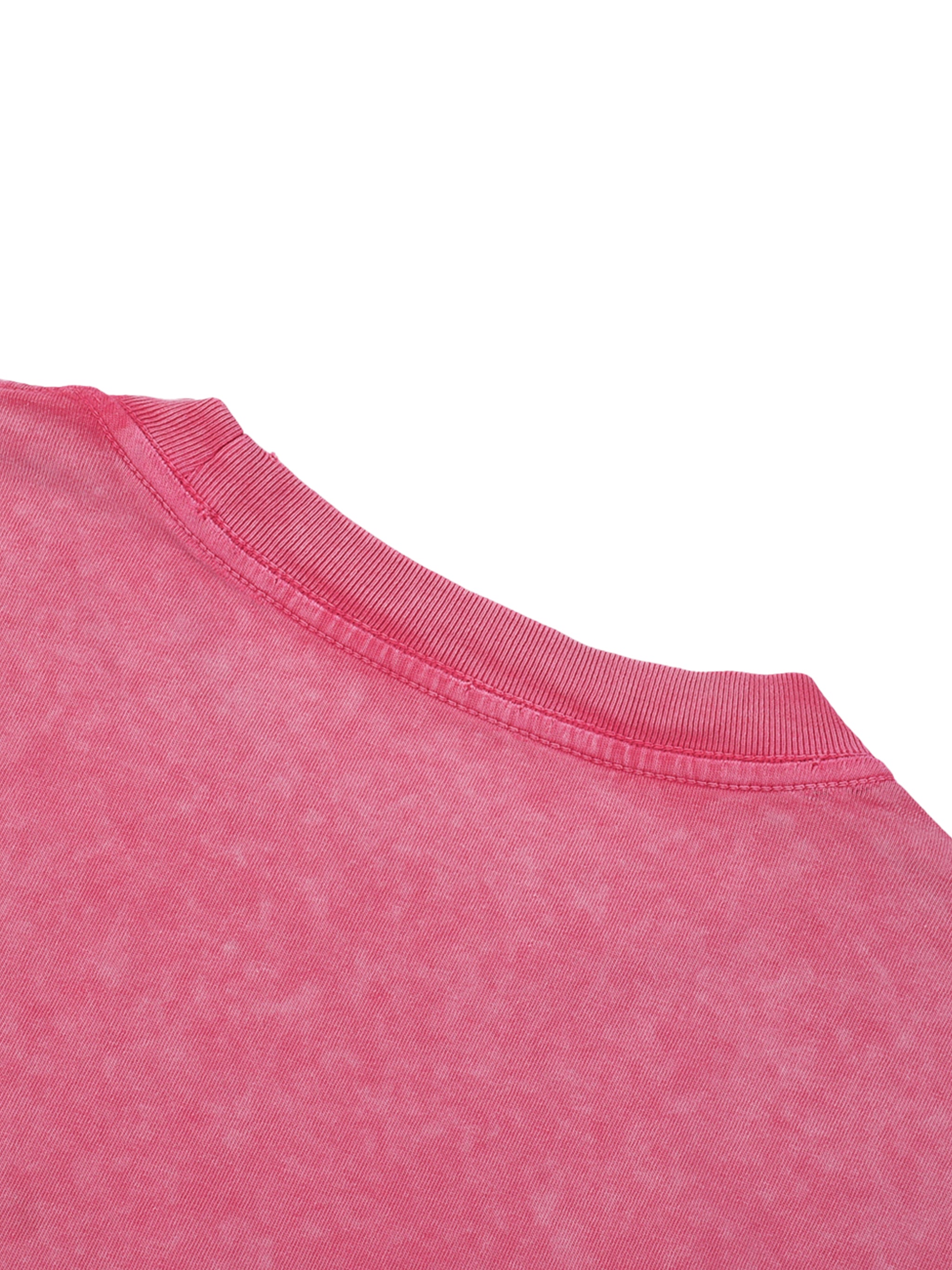 Snow Washed Frayed Edge T-Shirt Women