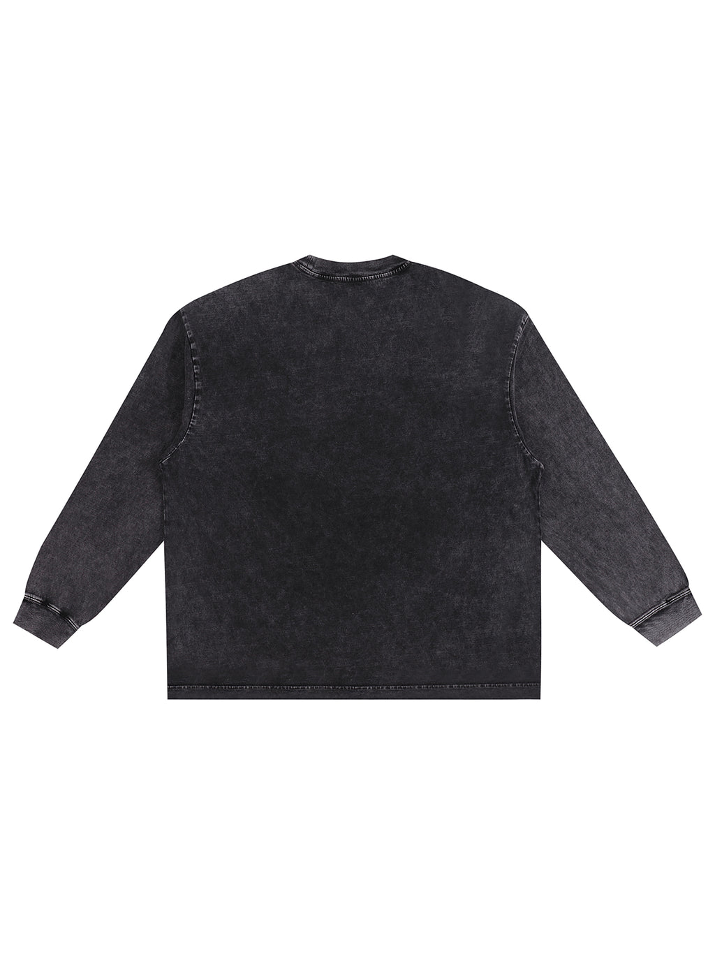 Snow Washed Frayed Edge T-Shirt Men