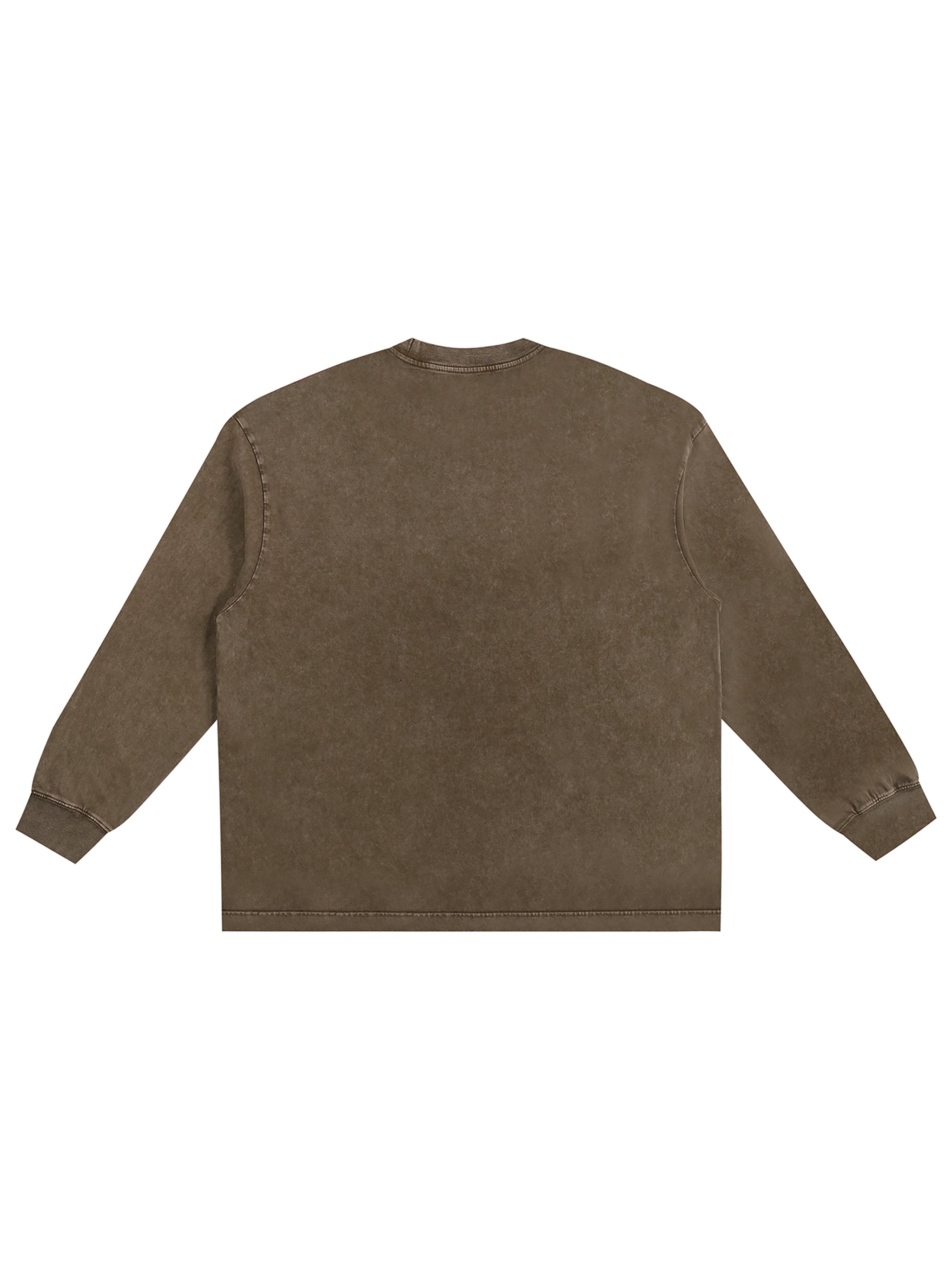 Snow Washed Frayed Edge T-Shirt Men