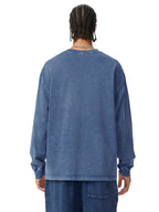 Snow Washed Frayed Edge T-Shirt Men