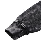 Snow Washed Hand-Frayed Sweatshirt